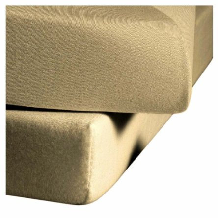 fleuresse Comfort Spannbettlaken (96 % Baumwolle, 4 % Elasthan), mit Rumdumgummizug, Ökotex Standard 100, für Matratzen bis 26 cm Höhe, 140 - 160 x 200 - 220 cm, wollweiß