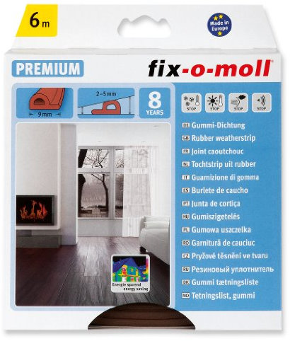 Fix-O-Moll Dichtung, P-profil Braun, 6 m