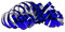 Folat 65803 - Luftschlangen - blau metallic - 2 Rollen mit je 18 Schlangen - 4 m lang