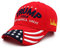 NDLBS Trump 2024 Mütze, Donald Trump 2024 Cap Keep America Great MAGA USA Stickerei Einstellbare Baseball Cap - Rot - Einheitsgröße