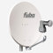Fuba Satellitenschüssel Komplettset 8 Teilnehmer DAL 808 G - Sat Komplettanlage Fuba DAL 800 G Alu Sat-Schüssel/Sat-Spiegel 80cm hellgrau + Fuba DEK 817 Octo LNB 8 Teilnehmer - HDTV, UHD(4K/8K), 3D