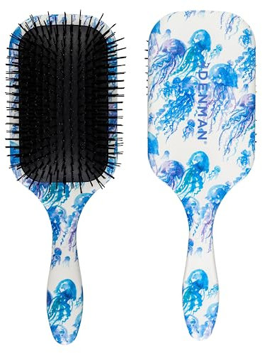 Denman Ultra Detangler Paddel-Haarbürste, ideal für lange Haare, Perücken und Extensions zum zerrfreien Entwirren – Qualle, D90L