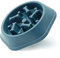 Dog Bowl Slow Feeder Dog Bowl Bloat Stop Dog Food Bowl Interactive Puzzle Healthy Eating Bowl (Navy blue)
