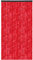 Bestlivings Flauschvorhang in Sondergröße - Türvorhang Breite: 120cm - Länge: 250cm, Rot