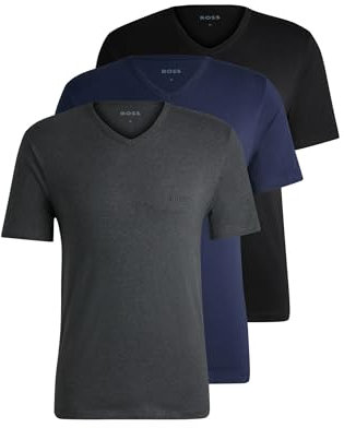 HUGO BOSS Herren T-Shirt Vn 3p Co T-Shirt, Hellblau,XL