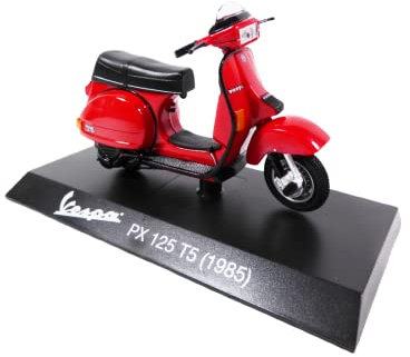 OPO 10 - Sammler-Miniaturroller 1/18 kompatibel mit Piaggio Vespa PX 125 T5 rot - 1985 - Ves0035