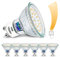 Unikcst Bombillas GU10 LED Blanco Cálido 10W Regulables Reemplaza 100W Halógenas Brillantes 1050LM 3000K Foco LED 230V Sin Parpadeo, 6 piezas
