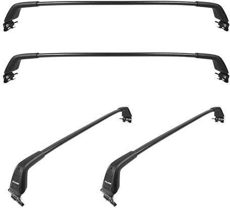 Barres de Toit Polaire Inspiration pour Citroën C4 Picasso 2007-2013 – Acier – Fixation sur Points Fixes – 96,7 cm – Jusqu’à 72 kg – Barres de Toit prémontées