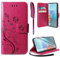 AROYI Lederhülle Kompatibel mit Xiaomi Redmi Note 13 Pro 5G（Nicht für 4G） Hülle und Schutzfolie,Wallet Handyhülle Leder Tasche Kartensteckplätzen Schutzhülle mit Xiaomi Redmi Note 13 Pro 5G Rosenrot