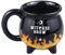 seeykey Witches Brew Grès Tasse，Tasse à café en forme de flamme de sorcière, 300 ml/10 oztasse à eau mignonne, vaisselle d'été et d'hiver, anniversaire, cadeau d'Hallowe