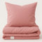 COZY HEAVEN | Luxus Lyocell Bettwäsche (Tencel™) | Gewonnen aus Eukalyptus u.a. | Ultra weich & hochwertig | Hypoallergen | Atmungsaktiv gegen Schweiß | Nachhaltig (Light Rose, 155x220 + 80x80)