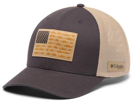 Columbia PFG Fish Flag Mesh Ball Cap, Mesh Cap Kappe für Unisex