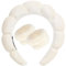 DRESHOW Bandeau Spa pour le Lavage du Visage Set de Poignets éponge doux en Tissu éponge pour le Maquillage et Les Soins de la Peau Bandeau Antidérapant pour les Femmes Taille Unique