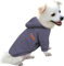HuaLiSiJi Hunde Hoodie Kapuzenpullis für Hunde Sweatshirt Fleece Warm und Leicht, Sehr Schön, Bequem und Weich, Super Anzuziehen (Grau, XS)