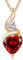 LOUISA SECRET Kette Damen Infinity Herz Anhänger 926 Sterling Silber Geburtsstein Flamme des Herzens Halskette für Damen Valentinstag Weihnachten Geburtstag Schmuck Geschenk für Frauen Mama Frau