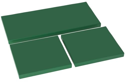 Outsunny Outdoor Seat Cushion Pads for 3 PCs Rattan Furniture Green | Replacement Cushions, Outdoor Sofa Seats, for Garden Furniture