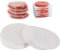 1500Pcs Patty Paper, Round Hamburger Patty Paper, 4.5 Round Burger, Non Stick Wax Sheets Parchment for Food, Oven, Microwave Freezer Safe