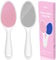 2 en 1 Lima Para Pies Nano Vidrio - Lima Pies y Removedor con Mango Largo, Elimina Durezas y Callosidades, Foot File Suave Profesional, Uso Húmedo/Seco -Rosa