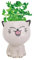 Naqqios Cerámica Cat Plantadora - Cat Ceramic Plant Pot | Cerámica Catter Sucuculenta, Porcelana Animal De Porcelana, Macetas De Flores De Gato, Macetas De Jardín para Mesa, Estante, Alféizar De La
