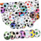 DECHOUS 60 Pcs Soccer Stickers for PVC Sports Stickers for Water Bottles Laptops and More Fun Designs for Boys and Teens for Football Fans