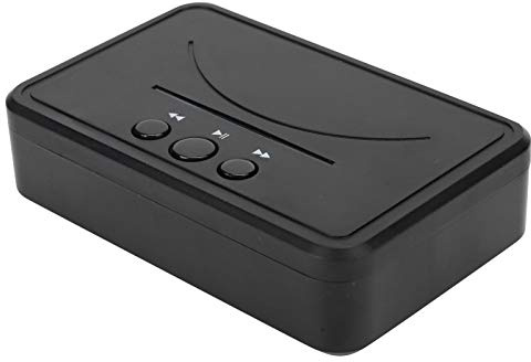 Drahtloser Musikempfänger mit NFC und Bluetooth 5.0, Stereo-Adapter mit | Dual-Port für 2 Lautsprecher gleichzeitig, kabellose Fernbedienung bis 15 m, hochauflösender Klang mit minimaler Verzerrung
