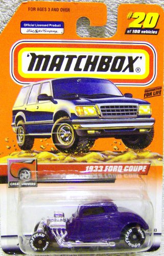 Matchbox 1999 Series Issue # 20/100 1933 Ford Coupe -1/64 Scale by Matchbox
