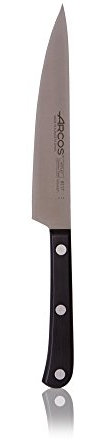 Arcos Europa, Cuchillo Cocinero, Acero Inoxidable Nitrum 150 mm, Mango POM Color Negro