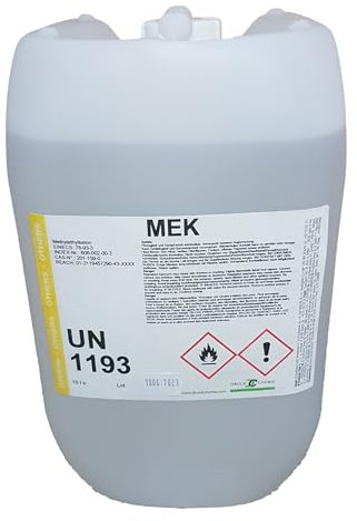 DC DruckChemie GmbH Methylethylketon MEK 10L, 99,5% - Starkes Reinigungsmittel und Lösungsmittel für die Lösung von Kunststoffen, Harzen und Lacken