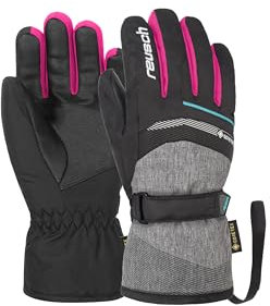 Reusch Kinder Handschuhe Bolt GTX Junior Blck/Blck melang/pink glo 6,5