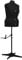 vidaXL Schneiderpuppe Verstellbar Weiblich Schneiderbüste Schaufensterpuppe Torso Mannequin Damenbüste Schaufensterfigur Schwarz L Größe 44-50