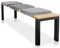 Lycce Bankauflage Sorriso Klemmkissen 1 Leiste, Sitzkissen Samtstoff grau, Banktiefe ab 35 cm