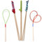 Bubble Brothers Riesenseifenblasen Set 5 Seifenblasen-Stäbe aus Holz 50cm für Seifenblasen Set für Kindergeburtstag 5 Stück 5 Stile Seifenblasen groß Eco Stöcke ohne Plastik (5-teiliges Set)