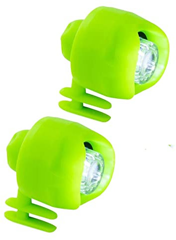 maxant Shoes Headlights 2Pcs,LED Shoe Lights with 3 Lighting Mode Shoes Decoration Accessories Waterproof Flashlights illuminate 10m working time 72 hours for Walking Camping Hiking at Night (green)