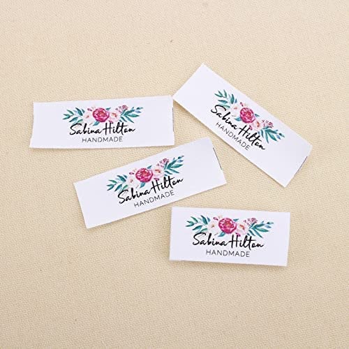 Custom Kleidung Gedruckt Label, Benutzerdefinierte Kleidung Etiketten, Bekleidungs Zubehör DIY Tasche Schuhe Tags Handwerk (Flugzeug,50 pcs)