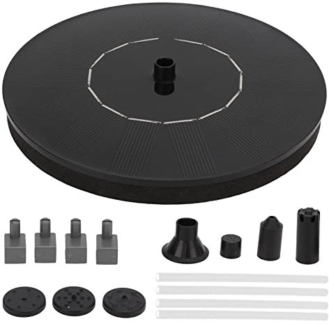 Topyond Fontaine Solaire, Mini Pompe à Eau Solaire, Jet Flottant d'eau Courante pour Bassin Extérieur, Bain d'oiseaux Extérieur pour Jardin D'étang, Fontaine d'eau Flottante Solaire