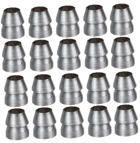 DIKACA 20st Axtkeil Kegelkeile Für Austausch des Hammerstiels Spaltkeil Mit Hammerstiel Griff Aus Metallkeil Hammerstiel Tauschen Keilaxt-e Kegelkeil Für Hammer Zubehör Runden Eisen