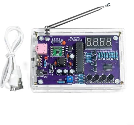 FM Radio Kit, Welding Project Kit, DIY Electronics Kit FM 87-108MHz With 2 Power Modes, Suitable For Beginners, Adults, Children's Welding Practice Learning