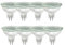 WinDerMo MR16 Halogen Leuchtmittel, Halogen 12V 20W, GU5.3 Halogenlampen Dimmbar 8 Stück, MR16 Halogenstrahler 2700K Warmweiß, 280LM Halogen Reflektor Deckenglühbirnen