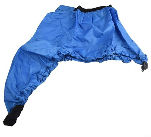 Waterproof Spray Deck for Kayak Canoe Boat Premium for PROTECTION, Elastic Straps, Easy Adjustments (XL Blue)