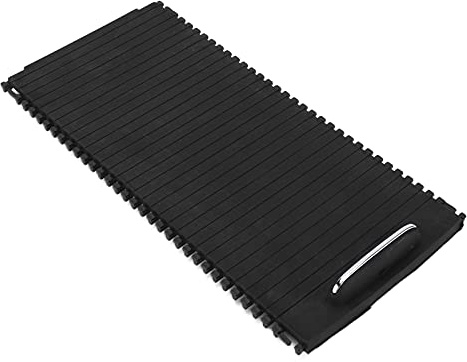 Klanata Center Console Slide Roller Cup Holder Blind Cover A20468076079051 Replacement for MercedesBenz W204 W212 (Black)