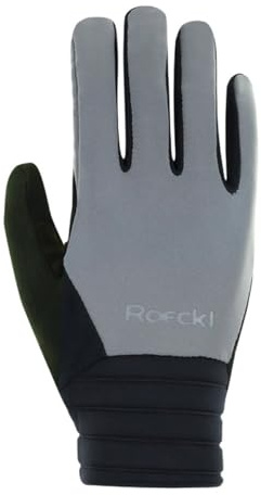 Roeckl Rotterdam 2 Winter Fahrrad Handschuhe lang silberfarben 2027: Größe: 8.5