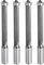 sourcing map 4pcs Flush Trim Router Bit 1/2 Shank 1/2 Diametro di Taglio Punta In Carburo Con Punta Superiore Cuscinetto Router Bit Modello Dritto Router Bit per Lavorazione Del Legno Taglio