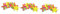 KOMBIUDA 3 Stk Fluoreszenz-banner Neonlicht Sternenflagge Kreis Papiergirlande Runde Papiergirlande Sternengirlande Beleuchtete Papiergirlande Neonsterngirlande Star-pull-flagge Neonbanner