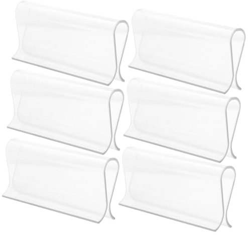 Alipis 6stücke Teiliges Förmige Transparente Roller Blind Zubehörteile Hochwertige Vorhangbefestigungen Für Einfache Und Stabilen Von Und Vorhängen