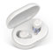 A set of 2 adult voice amplifier, rechargeable for ear noise reduction battery storage box (white) for adults.