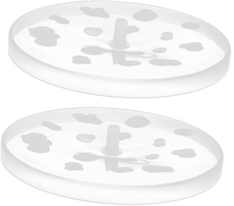 ELAYARD 2pcs Microwave Popcorn Lid -grade Cover for Popcorn Maker Versatile and Microwave Safe Bowl Accessory Stylish Design for Home Use