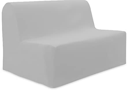 PANAMA cotton sofa bed cover - light grey,200 x 140 cm