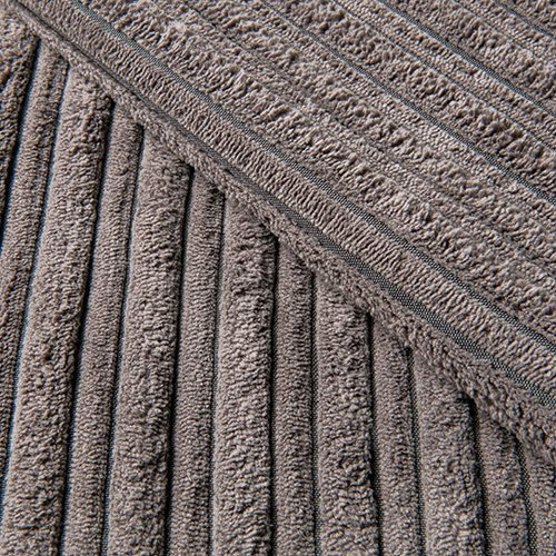 Charcoal Jumbo Cord Upholstery and Crafts Material by the Metre, 59 Width.