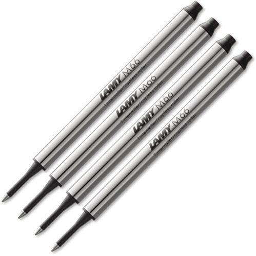 Lamy Rollerball-Großraummine M66 (Schwarz, 4er Pack)