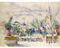 Paul Cezanne The Patio At The Garden At Les Lauves, großer Kunstdruck auf Leinwand, Premium-Poster